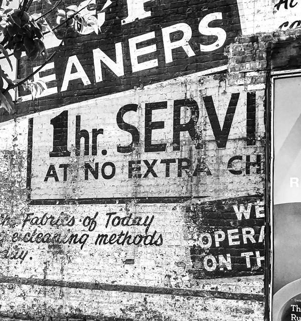 A&P Cleaners Mural