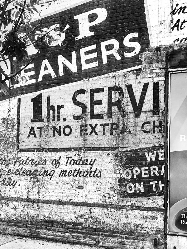 A&P Cleaners Mural Ann Arbor Observer