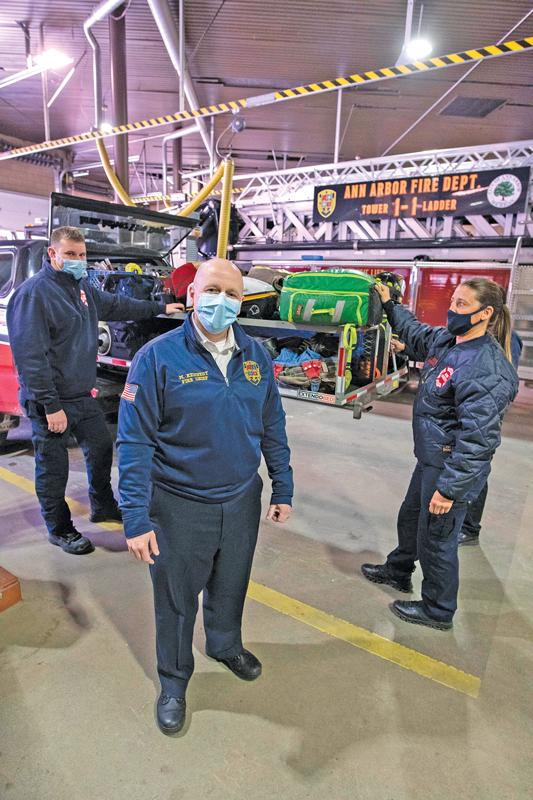 Ann Arbor Fire Department rolls out its first ambulance 