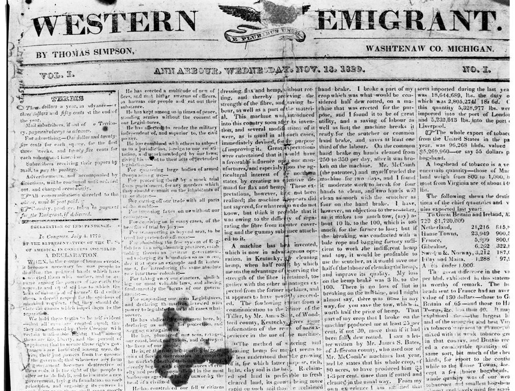 The Western Emigrant