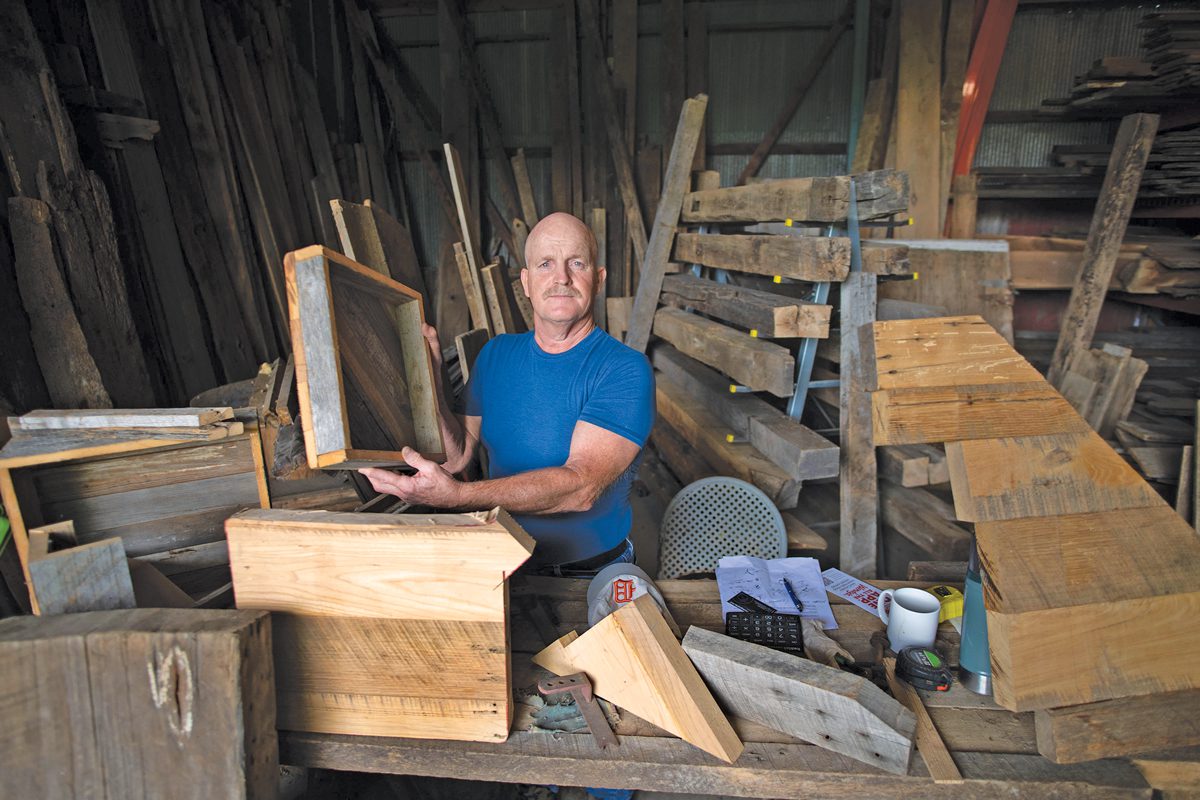 Vintage Wood Ann Arbor Observer