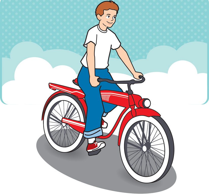A Boy on a Schwinn