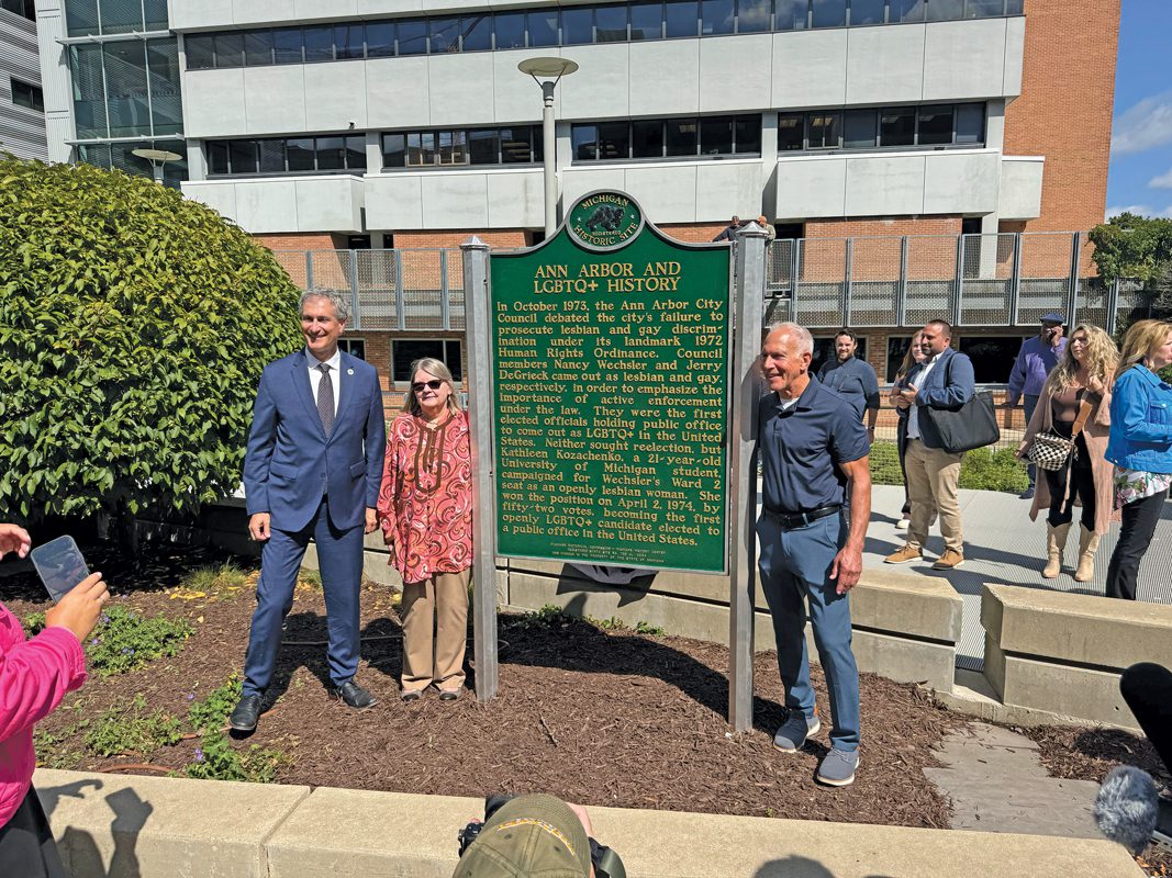 Christopher Taylor, Kathy Kozachenko, and Jerry DeGrieck
