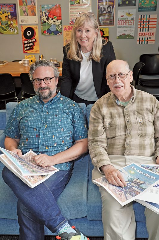 Eli Neiburger, Patricia Garcia, and John Hilton