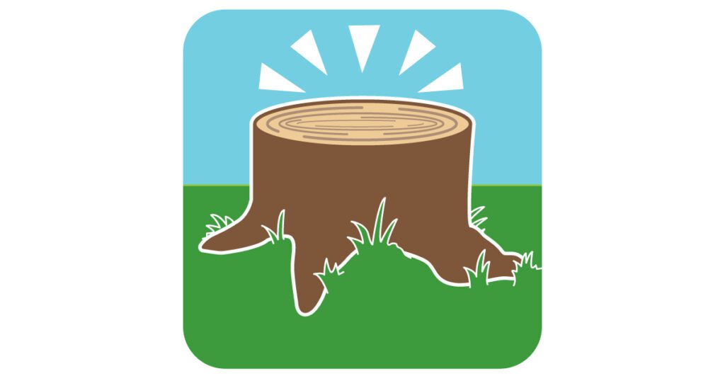 Illustration of a stump