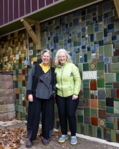 Elisabeth Thoburn and Nawal Motawi