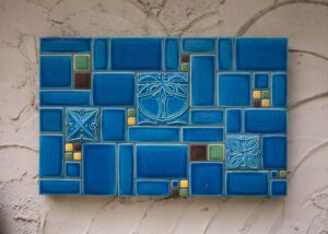 Blue tiles