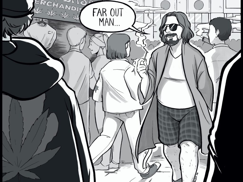 The Dude at Hash Bash