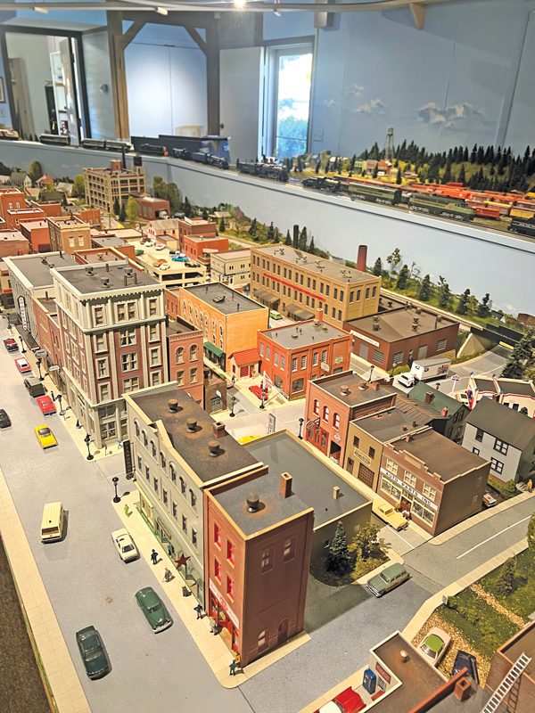 A model railroad replica of Ann Arbor