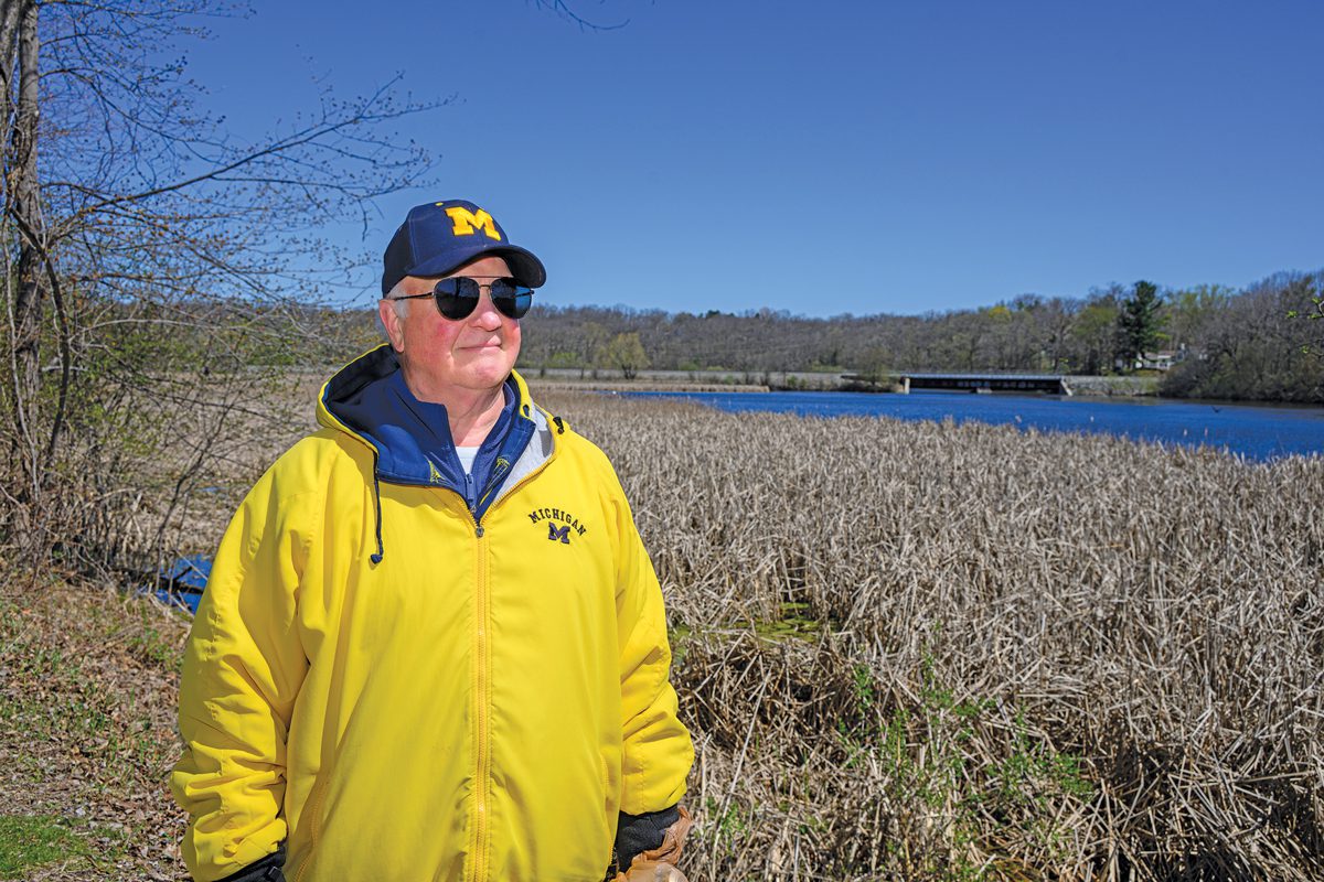 John Wilkins on Huron River Drive