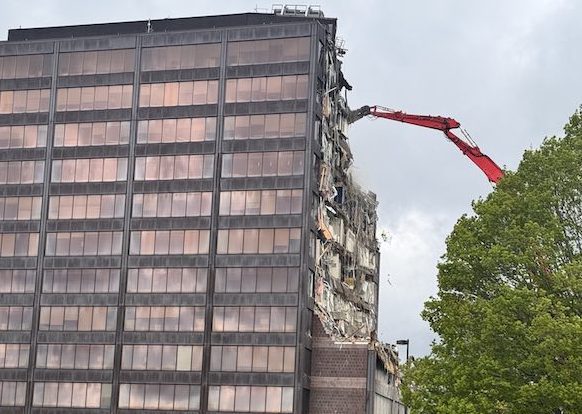 building being torn down