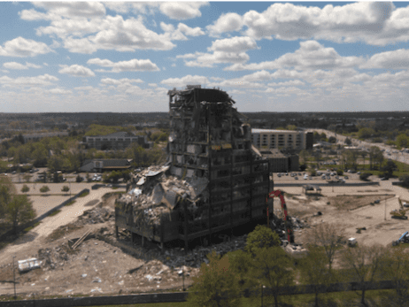 building being torn down