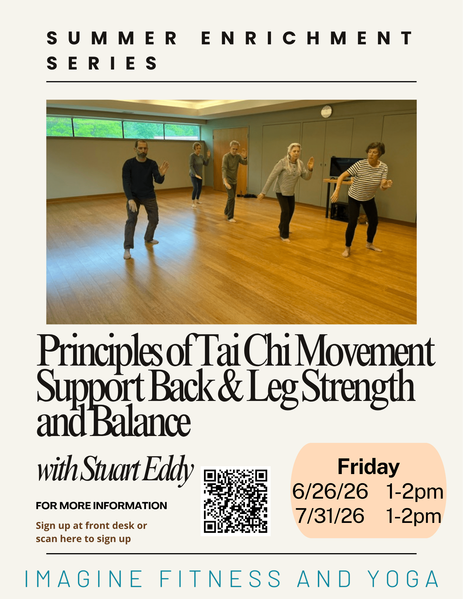Principles of Tai Chi Movement: Support Back & Leg Strength for better balance