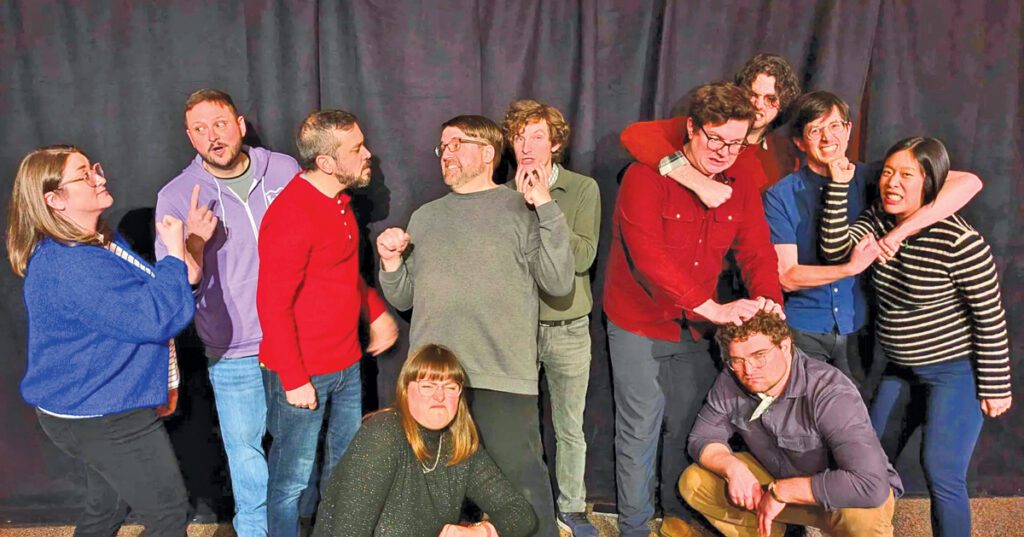 11 Non-Blondes, the house improv troupe at Ann Arbor's Hear.Say Brewing + Theater