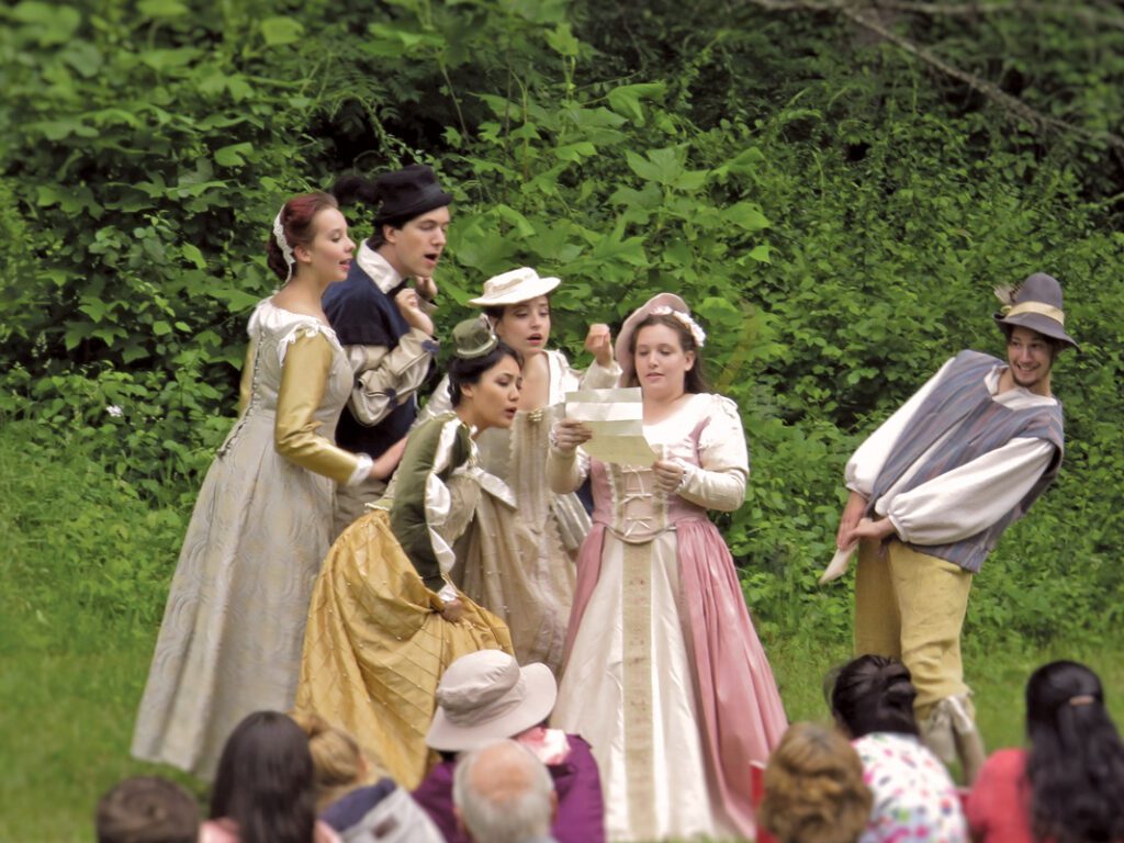 Shakespeare in the Arb's production of Love's Labor's Lost