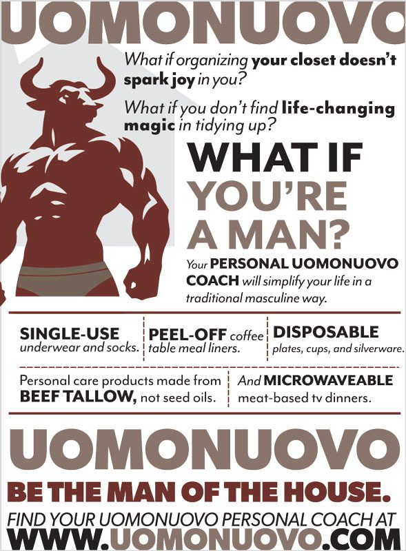 Fake ad for Uomonuovo