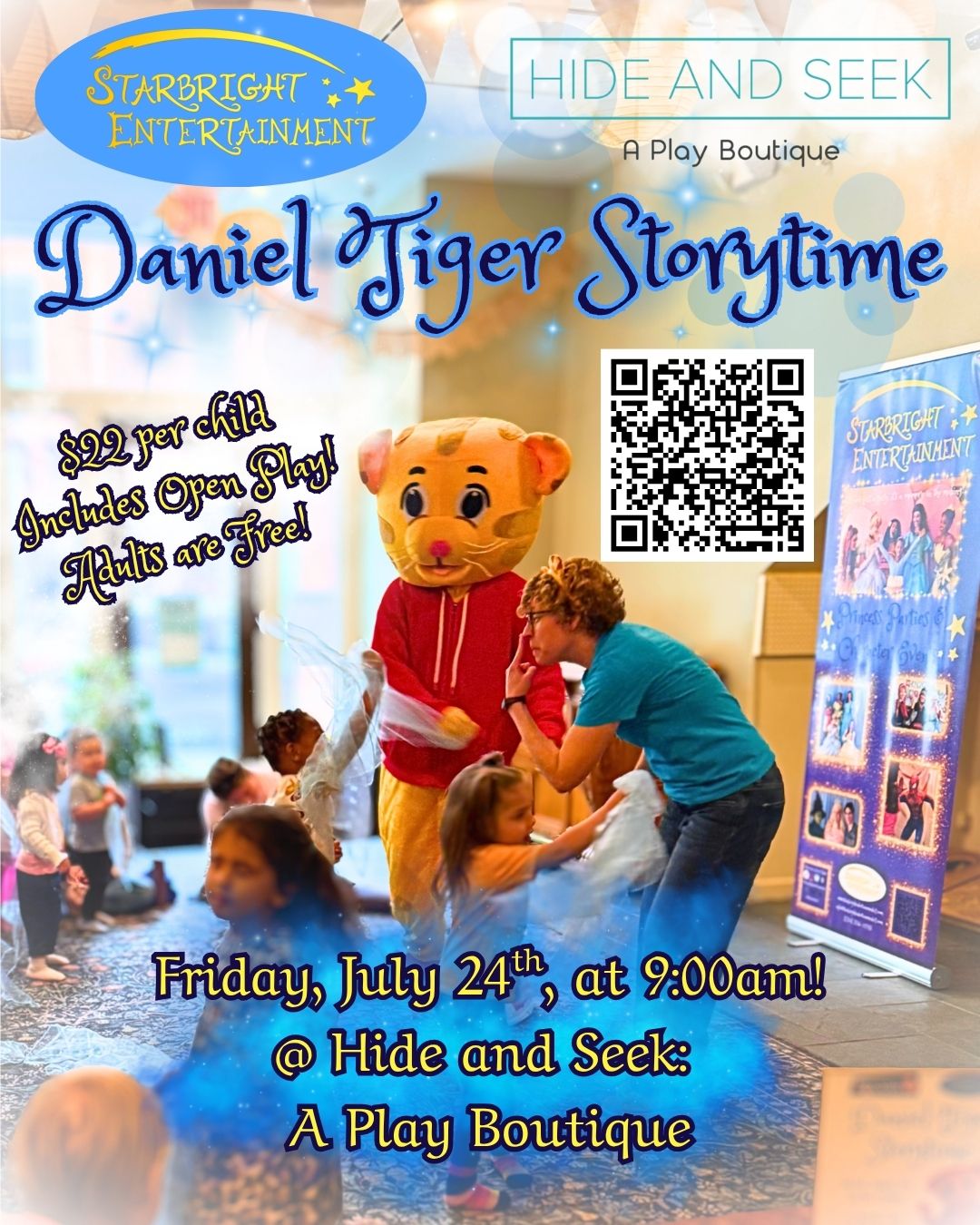 Open Play with Daniel Tiger Storytime