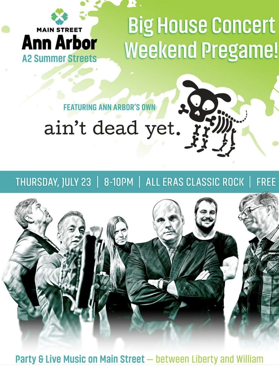 Ain't Dead Yet Rocks the Main Street Pre-Concert Party