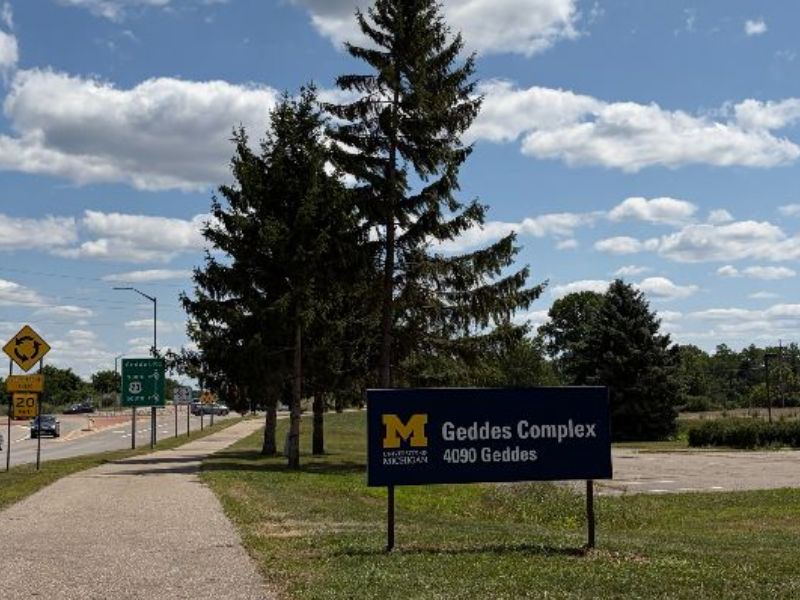 sign on side of road