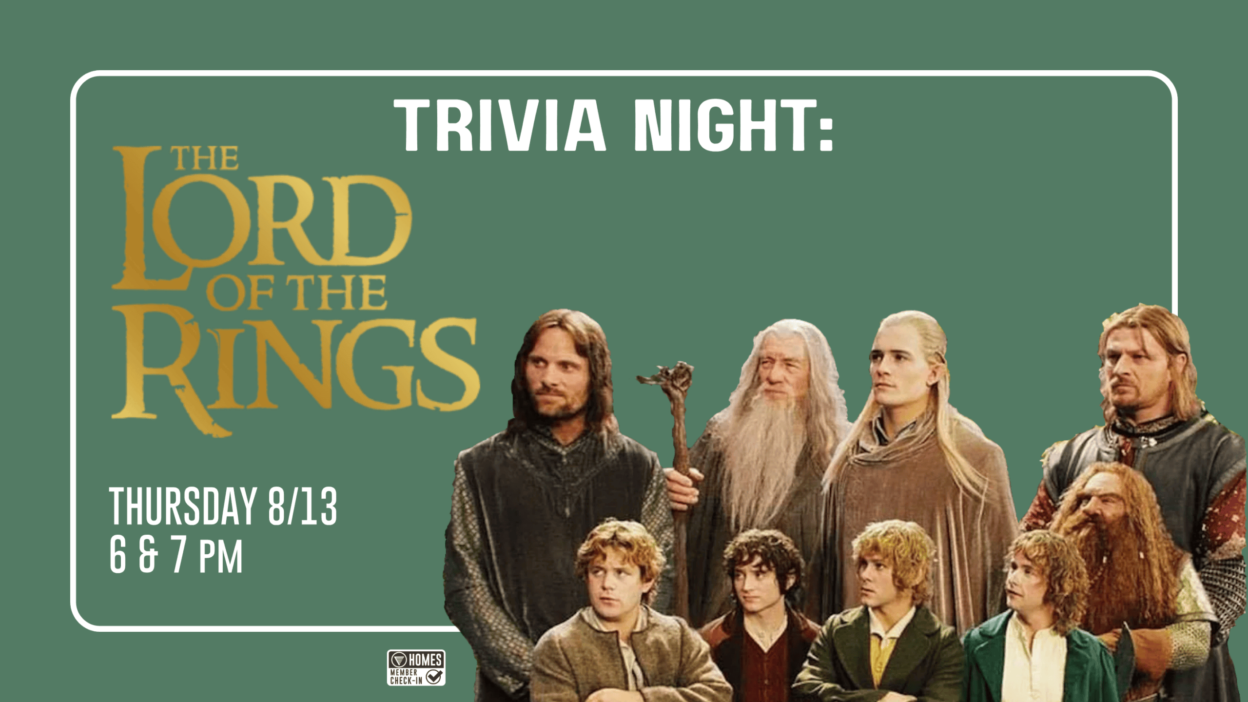Lord of the Rings Trivia Night