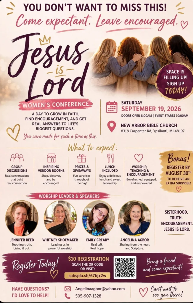 Jesus is Lord women’s Conference