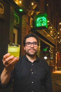 Giancarlo outside Peridot. 