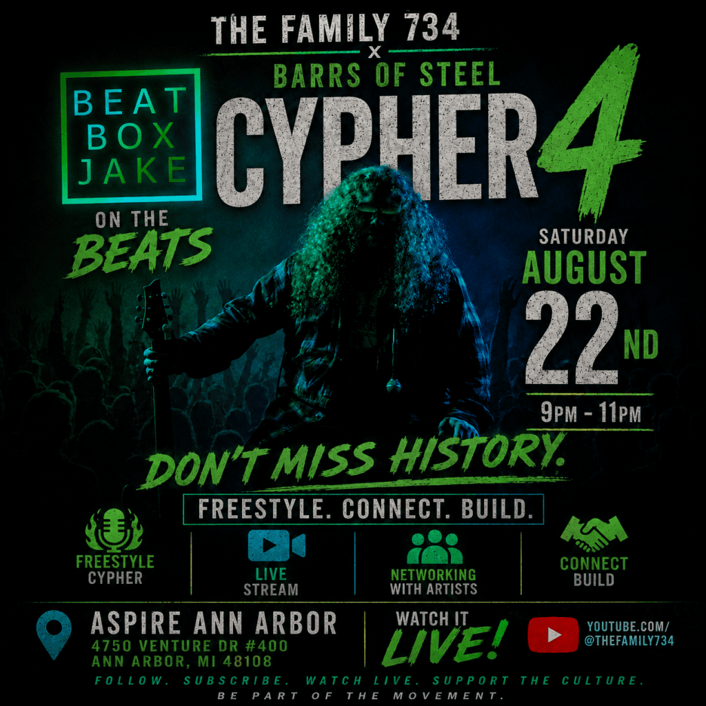 The Family 734 X Barrs of Steel Cypher 4 Featuring Beat Box Jake