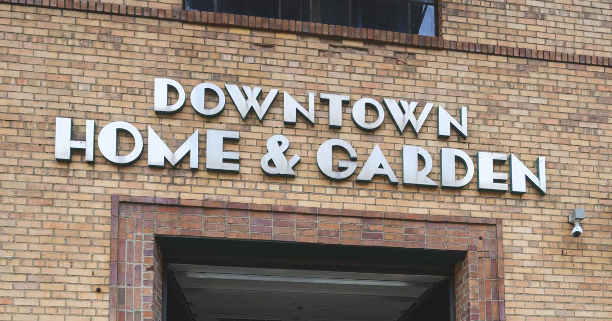 Exterior of Downtown Home & Garden